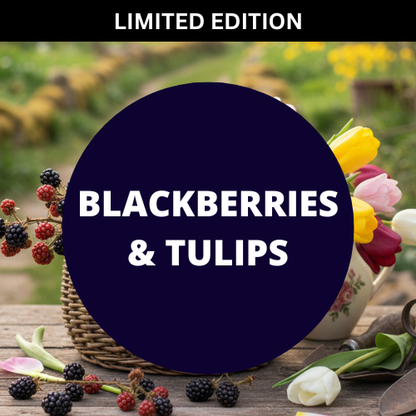 Blackberries & Tulips Scented Sea Salt Bath Soak