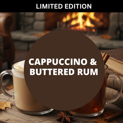Cappuccino & Buttered Rum Scented Hand Sanitizer Gel