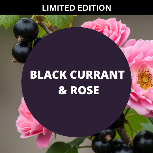 Black Currant & Rose Scented Natural Massage Oil