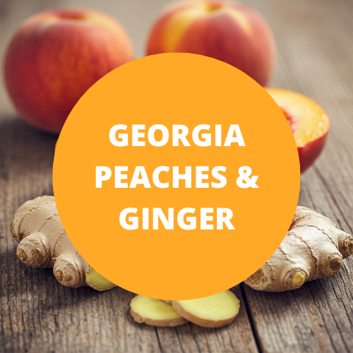 Georgia Peaches & Ginger Scented Sea Salt Bath Soak