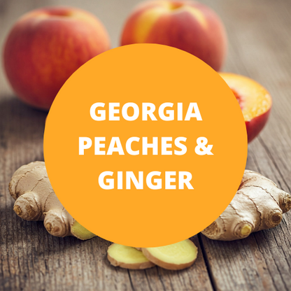 Georgia Peaches & Ginger Scented Sea Salt Bath Soak