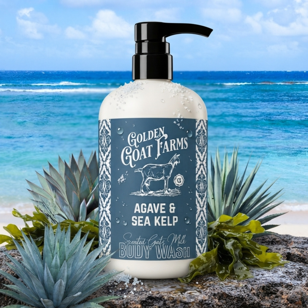 Agave & Sea Kelp Scented Goat Milk Body Wash
