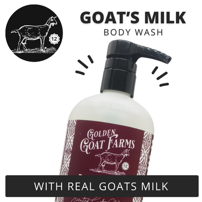 Golden Goat Farms Black Currant Vanilla Scented Goat Milk Body Wash