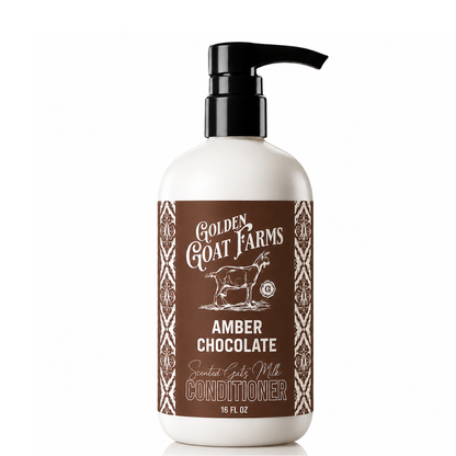 Amber Chocolate Scented Goat Milk Hair Conditioner