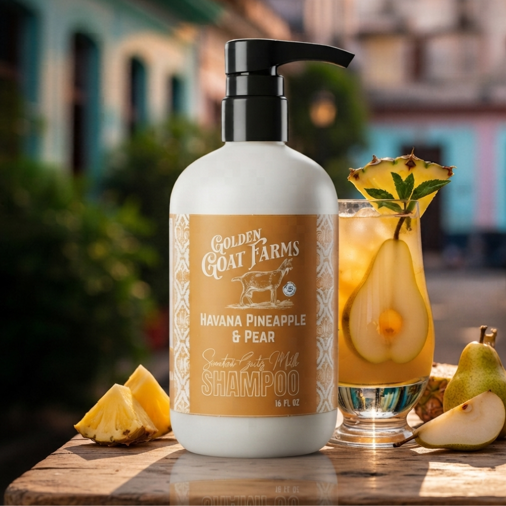 Havana Pineapple & Pear Scented Goat Milk Shampoo