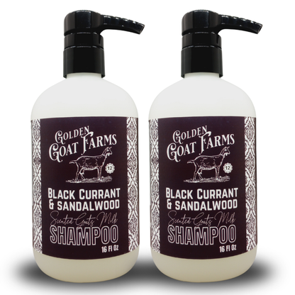 Black Currant & Sandalwood Scented Goat Milk Shampoo