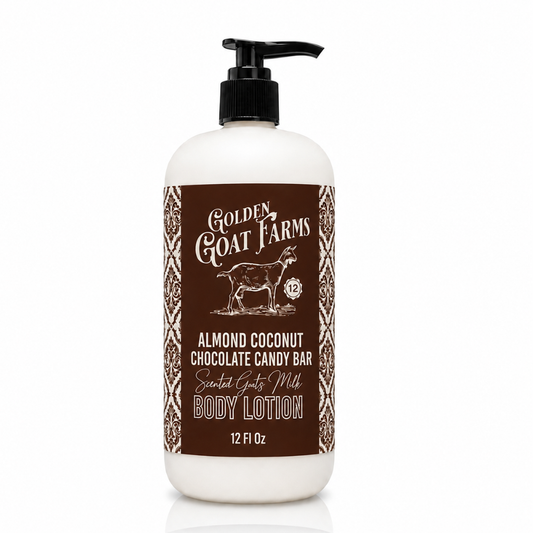 Almond Coconut Chocolate Candy Bar Scented Goat Milk Body Lotion