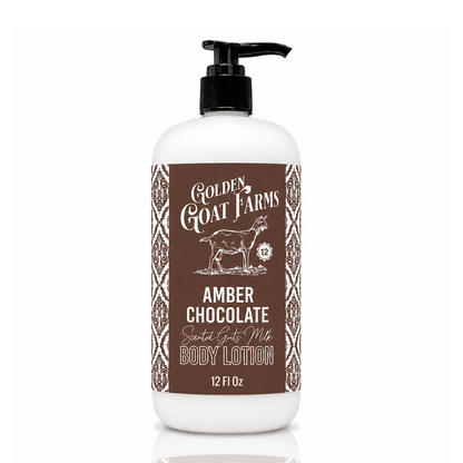 Amber Chocolate Scented Goat Milk Body Lotion