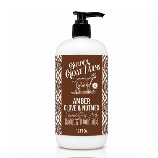 Amber Clove & Nutmeg Scented Goat Milk Body Lotion