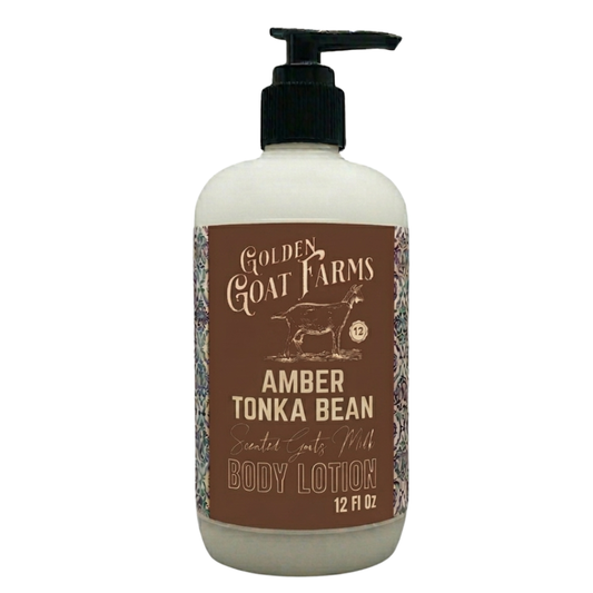 Amber Tonka Bean Scented Goat Milk Body Lotion