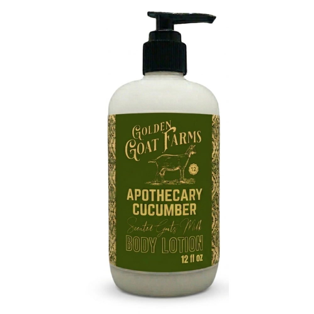 Apothecary Cucumber Scented Goat Milk Body Lotion