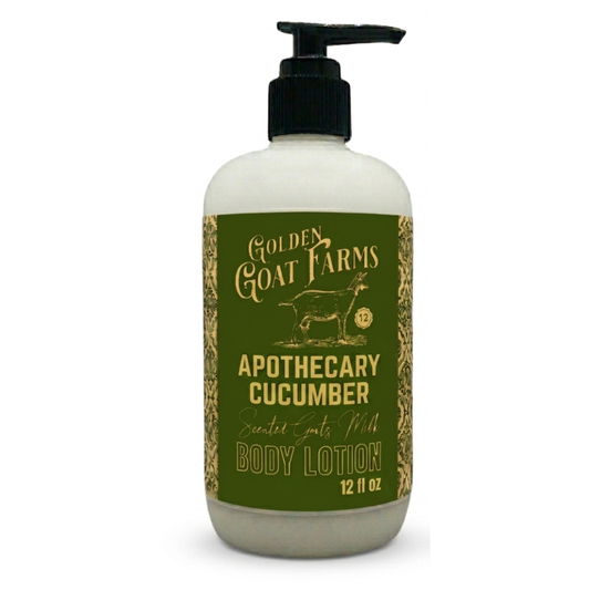 Apothecary Cucumber Scented Goat Milk Body Lotion