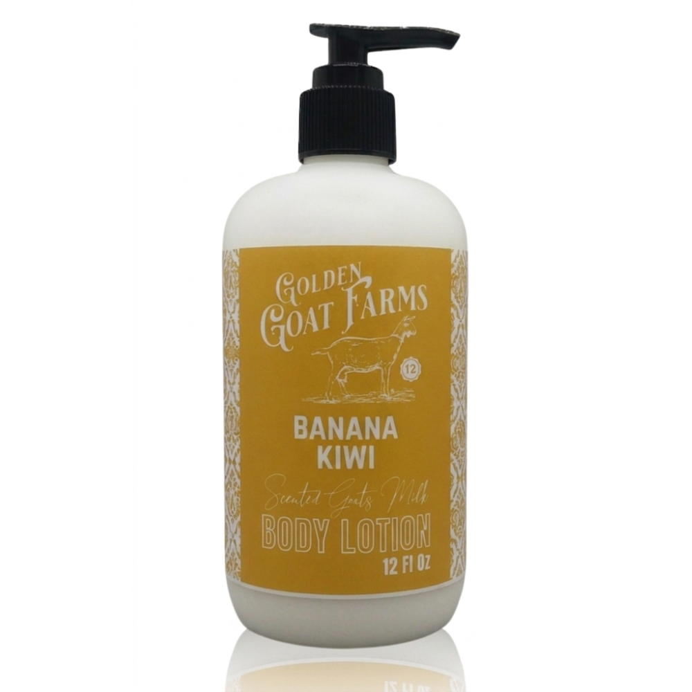 Banana Kiwi Scented Goat Milk Body Lotion