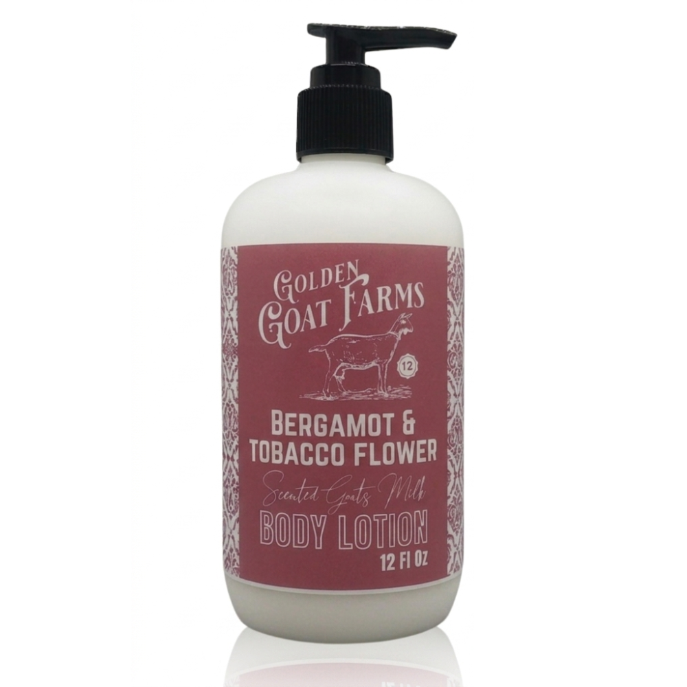 Bergamot & Tobacco Flower Scented Goat Milk Body Lotion