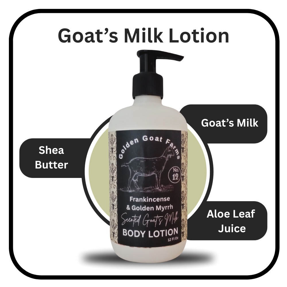Golden Goat Farms Frankincense & Golden Myrrh Scented Goat Milk Body Lotion