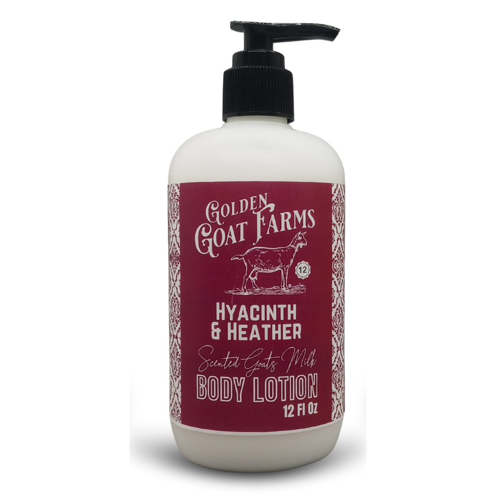 Golden Goat Farms Hyacinth & Heather Scented Goat Milk Body Lotion