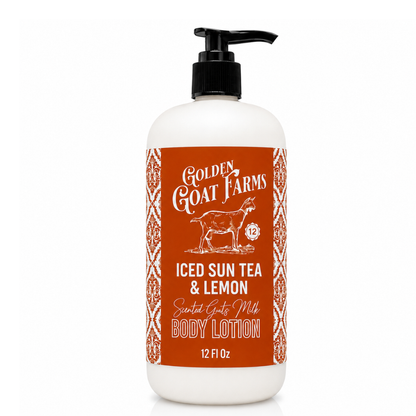 Iced Sun Tea & Lemon Scented Goat Milk Body Lotion