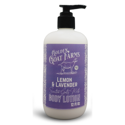 Golden Goat Farms Lemon & Lavender Scented Goat Milk Body Lotion