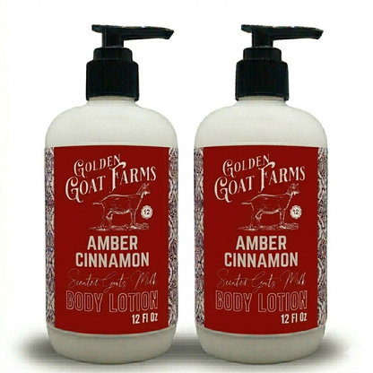 Amber Cinnamon Scented Goat Milk Body Lotion