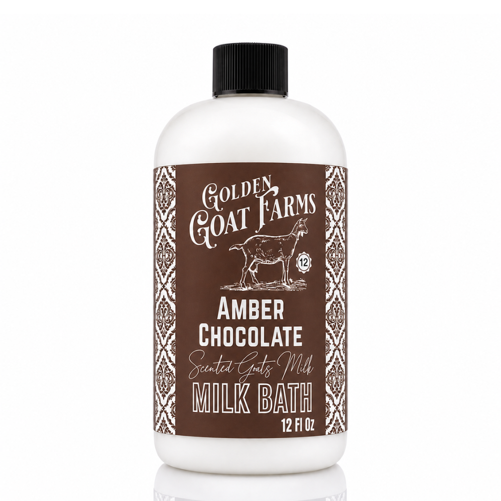 Amber Chocolate Scented Goat Milk Bubble Bath