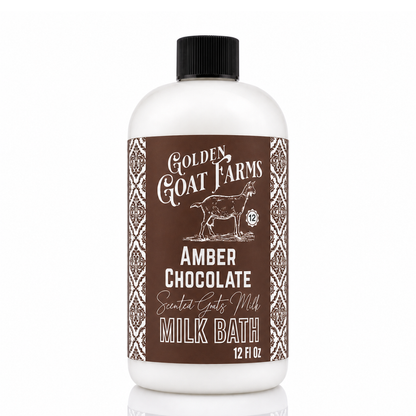 Amber Chocolate Scented Goat Milk Bubble Bath