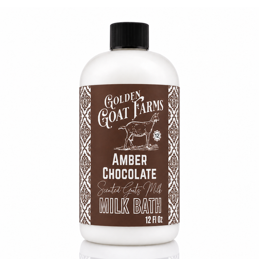 Amber Chocolate Scented Goat Milk Bubble Bath