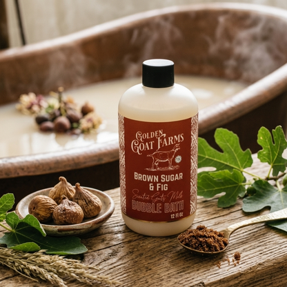 Brown Sugar & Fig Scented Goat Milk Bubble Bath