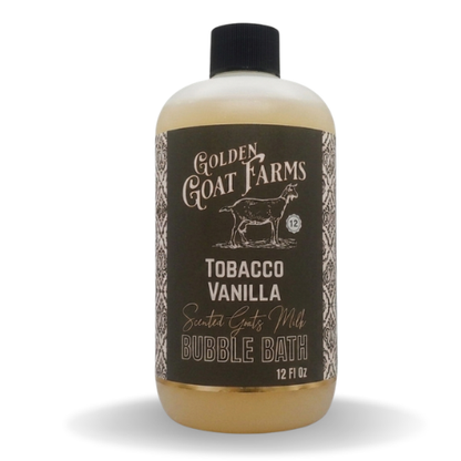 Tobacco Vanilla Scented Goat Milk Bubble Bath