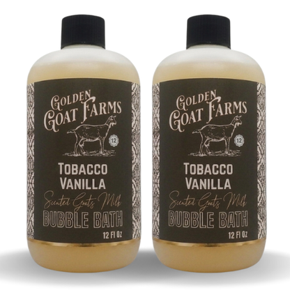 Tobacco Vanilla Scented Goat Milk Bubble Bath