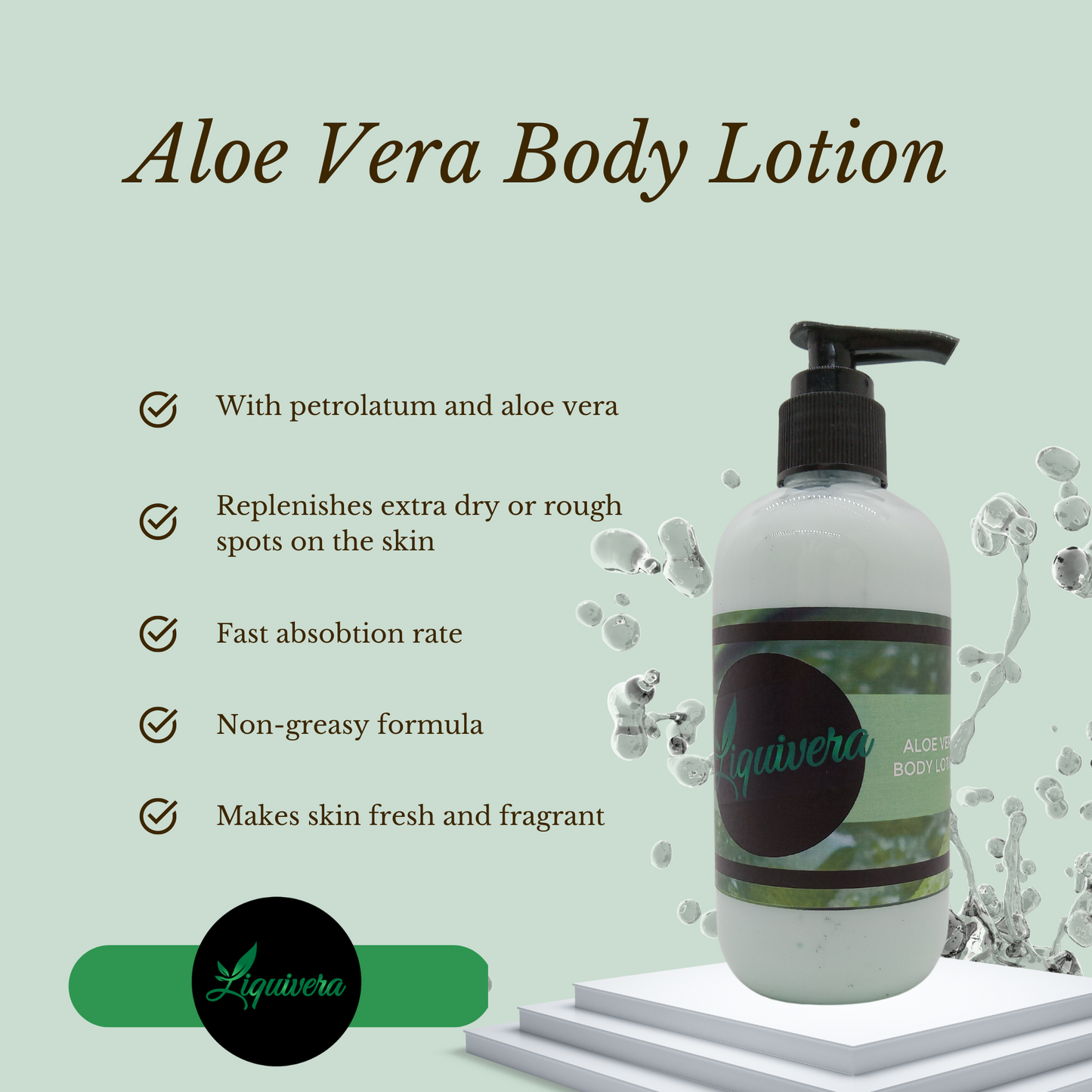 Sugared Lemon & Mint Scented Body Lotion and Aloe Vera Gel Set