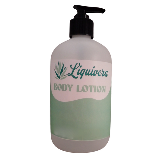 Liquivera Apples & Eucalyptus Scented Aloe Vera Lotion