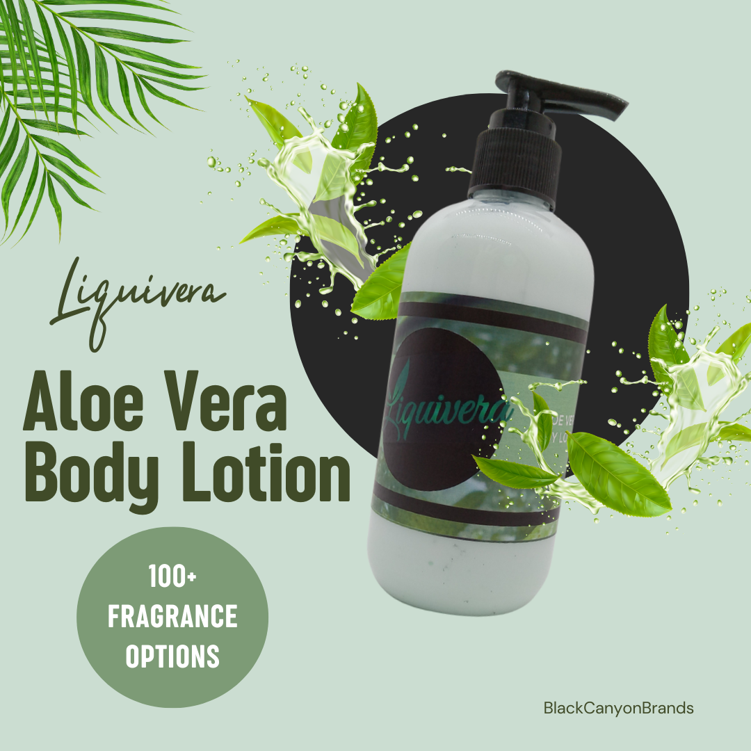 Liquivera Peppermint Choco-Patty Scented Aloe Vera Lotion