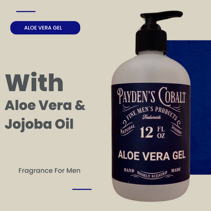 Payden's Cobalt Leather & Tea Scented Aloe Vera Gel After Sun Care