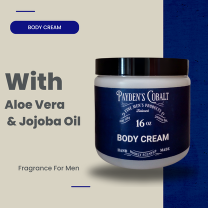 Payden's Cobalt Banana Leaf & Pimento For Men Scented Body Cream