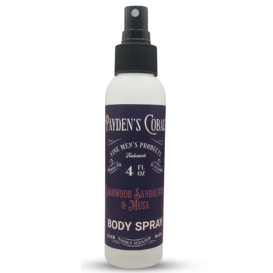 Payden's Cobalt Cedarwood Sandalwood & Musk For Men Scented Body Spray