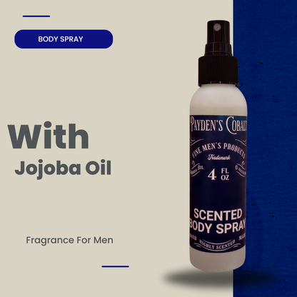 Payden's Cobalt Bergamot & Cedarleaf For Men Scented Body Spray