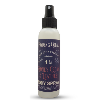 Payden's Cobalt Honey Cedar & Leather For Men Scented Body Spray