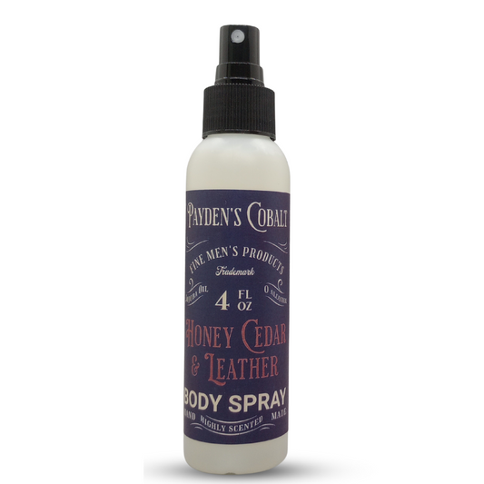 Payden's Cobalt Honey Cedar & Leather For Men Scented Body Spray