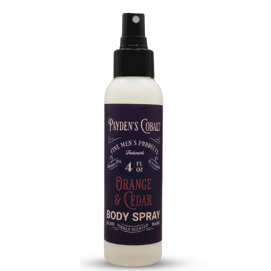 Payden's Cobalt Orange & Cedar For Men Scented Body Spray