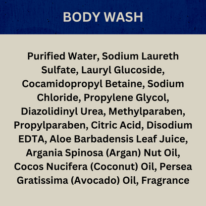 Payden's Cobalt Cedarwood Whiskey For Men Scented Body Wash