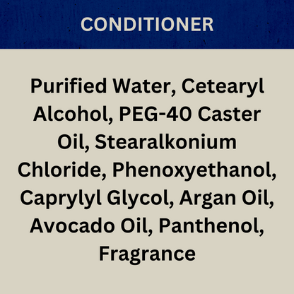 Payden's Cobalt Cedarwood Whiskey For Men Scented Argan Oil Hair Conditioner