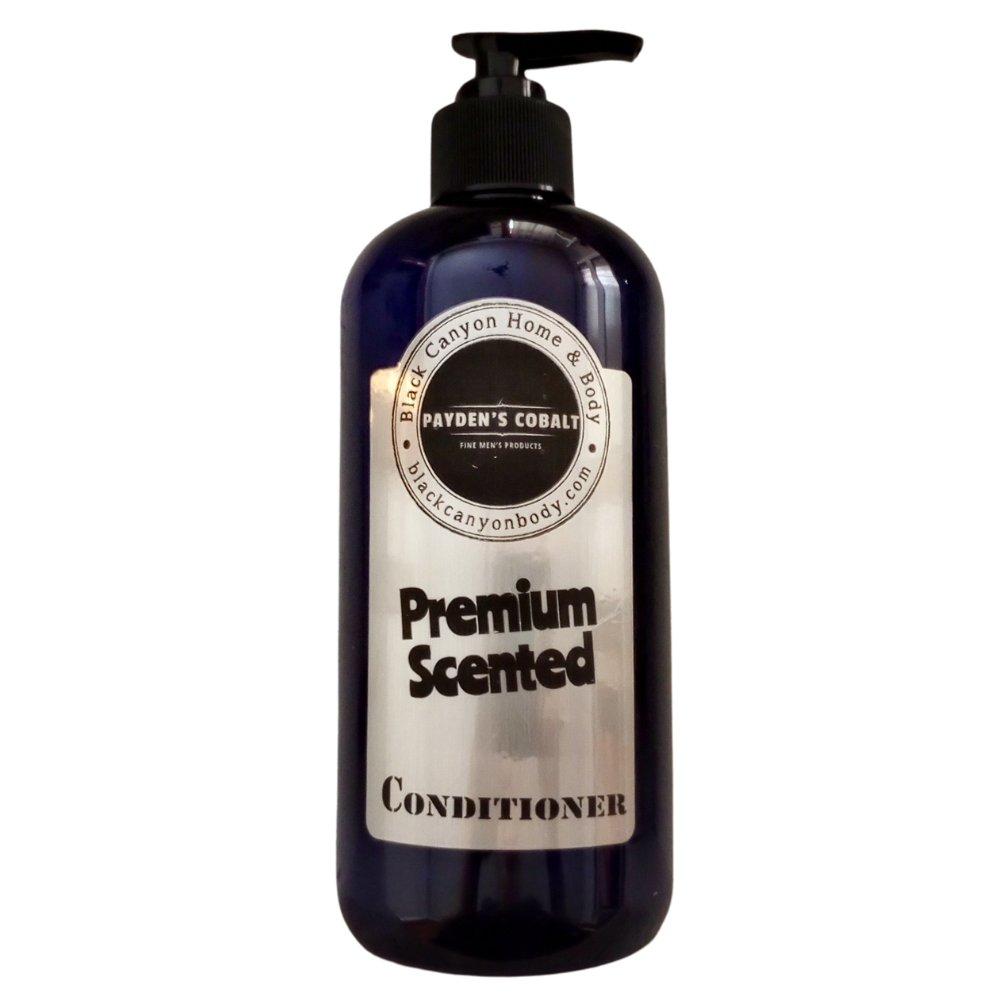 Payden's Cobalt Cardamom Sandalwood & Leather For Men Scented Hair Conditioner with Argan Oil