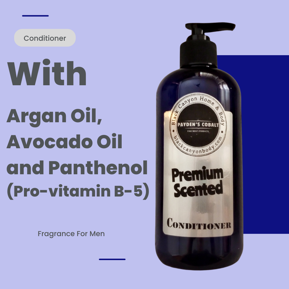 Payden's Cobalt Bergamot & Cedarleaf For Men Scented Hair Conditioner with Argan Oil