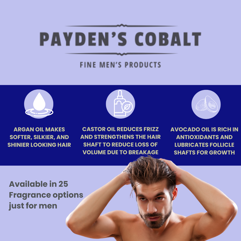 Payden's Cobalt Mandarin Oak For Men Scented Hair Conditioner with Argan Oil