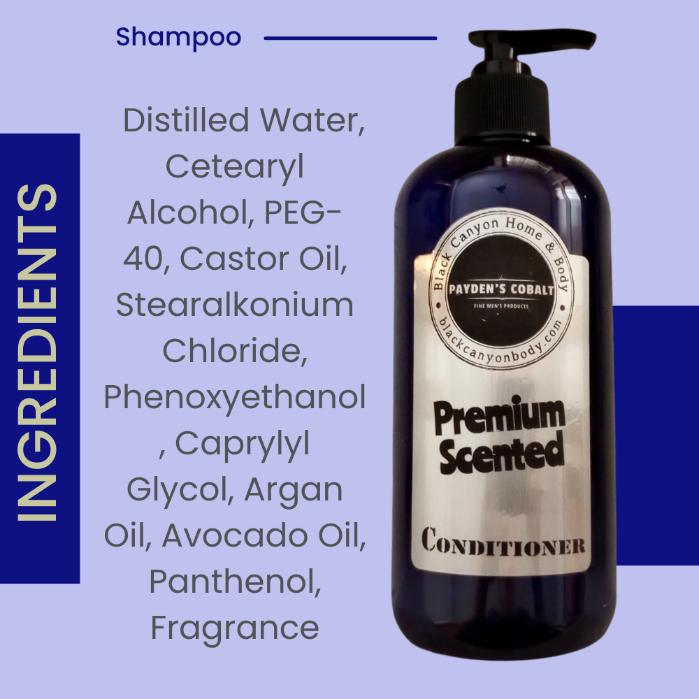 Payden's Cobalt Cedarwood & Citrus For Men Scented Hair Conditioner with Argan Oil