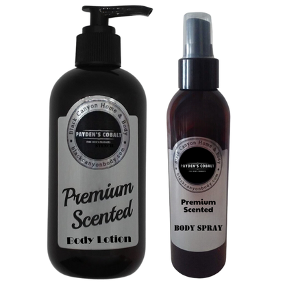 Currant & Oakmoss Scented Body Lotion and Body Spray Set