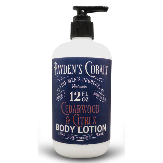 Payden's Cobalt Cedarwood & Citrus For Men Scented Body Lotion