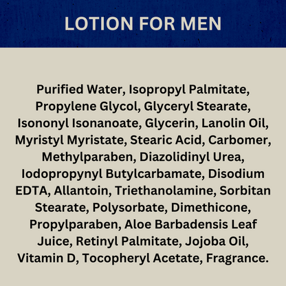 Payden's Cobalt Blue Woods For Men Scented Body Lotion