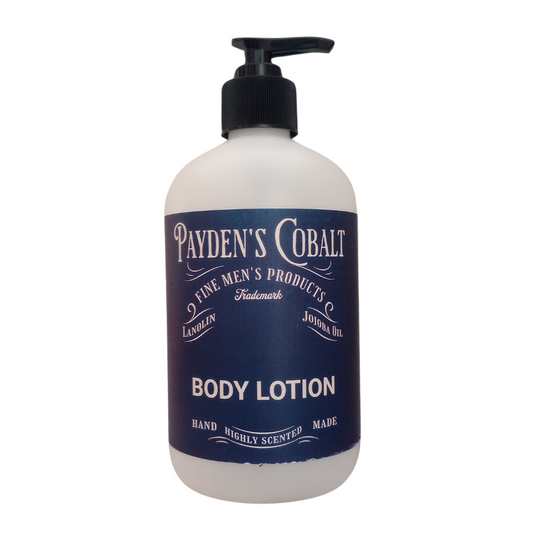 Payden's Cobalt Cedarwood Whiskey For Men Scented Body Lotion
