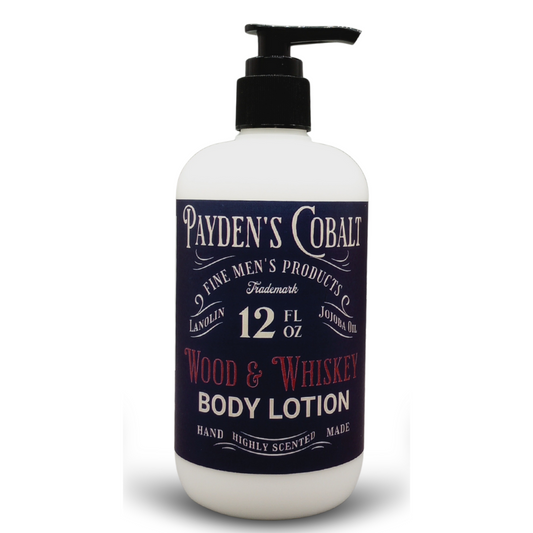 Payden's Cobalt Wood & Whiskey For Men Scented Body Lotion